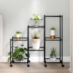 Flower Stand Black Powder-coated iron Medium Adjustable Armrests