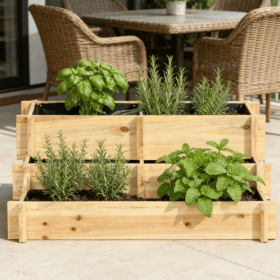 PieceRaised Garden Bed with (title: default title)